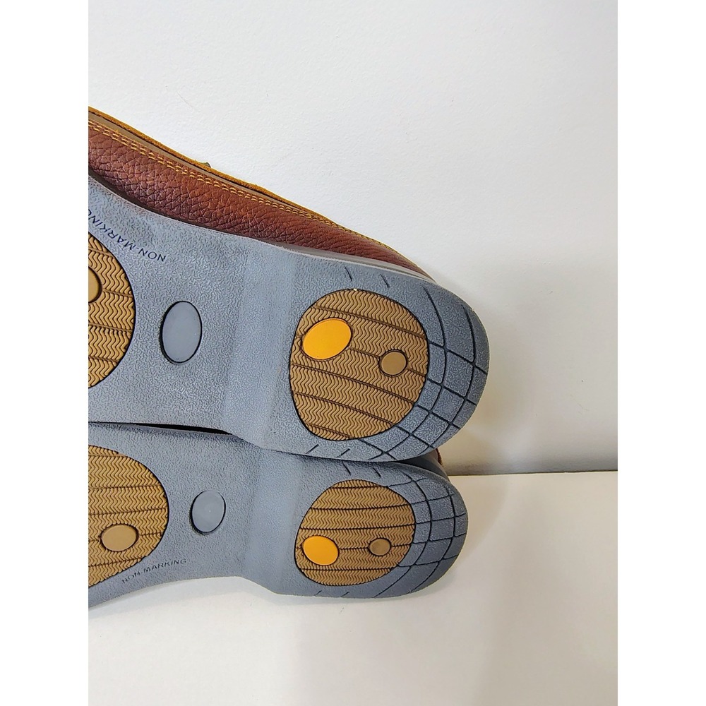 Hitchcock Boat Moccasin Mens Size 13 3E Brown Leather Slip On - Picture 11 of 11